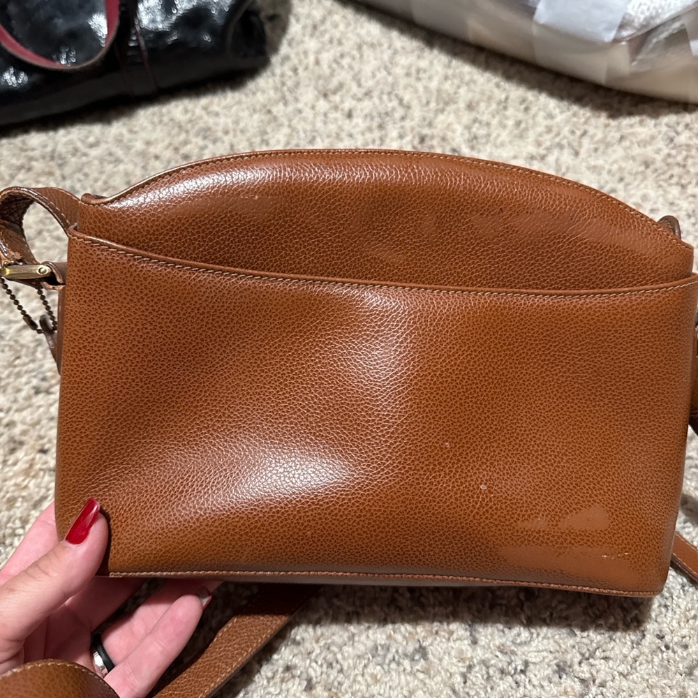Coach Tan Leather Crossbody Bag